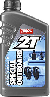 Масло моторное минеральное TEBOIL 2T Outboard 1 литр