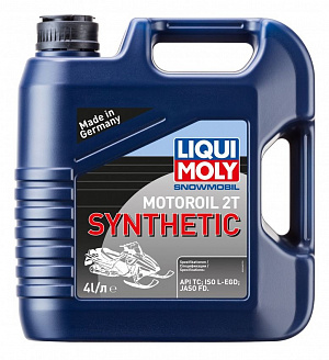 2246 Масло моторное синтетическое для снегоходов Liqui Moly Snowmobil Motoroil 2T 2246 Synthetic 4 литра