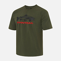 ФУТБОЛКА FINNTRAIL FISH Khaki 6712, размер XL - фото товара BoonDocker
