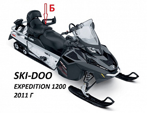 Чехол ремонтный комплект перетяжки пассажирского сиденья Ski-Doo/Lynx REV-XU 510005320