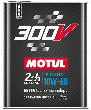 110864 Масло моторное синтетическое для мотоциклов MOTUL 300V LE MANS 10W60 2 литра