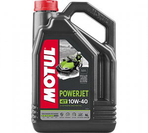 113474 Масло моторное полусинтетическое для гидроциклов MOTUL POWERJET 4T 10W40 4 литра 101240/105874