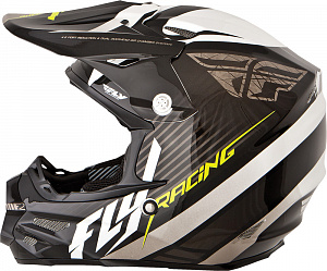 Шлем Fly Racing F2 Carbon Fastback черно/белый размер XL 73-4111X