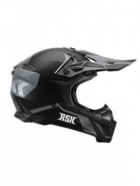 Шлем эндуро RSX Drive, черно-серый матовый, размер, (55-56 см) S