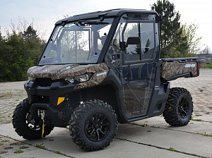 52S03U01S100 Стекло DFK для Can-am TRAXTER/DEFENDER (передняя панель+стеклоочиститель+омыватель)