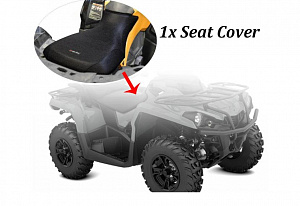 Чехол ремонтный водительского сиденья Can-Am Outlander G2 MAX 450/570/650/850/1000, черный