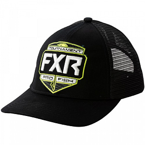 Бейсболка кепка FXR Tournament Hat Black/Hi-Vis 201919-1065