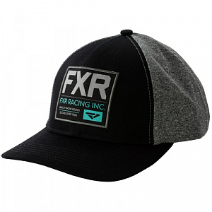 Бейсболка кепка FXR Factory Ride Hat Black/Mint 201923-1052