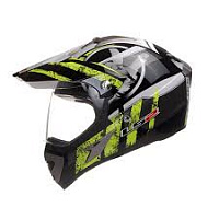 Шлем MX433 STRIPE BLACK  HI-VIS YELLOW (M) - фото товара BoonDocker