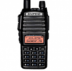 Радиостанция рация черная Baofeng UV-82 8W USB TYPE-C 3 режима мощности