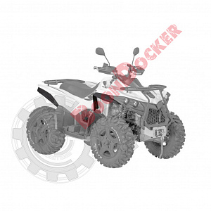 Расширители крыльев арок для квадроциклов MBX720