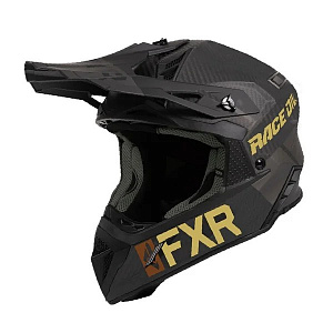 Шлем FXR Helium Carbon Race Div Black/Rust/Gold 200603-1037 