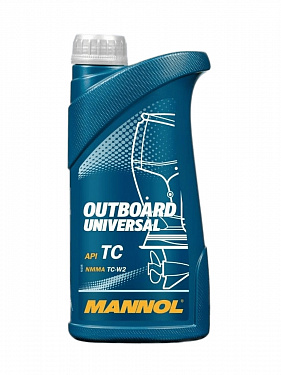 1421 Масло моторное минеральное Mannol OUTBOARD 2Т 1 литр