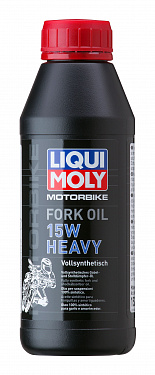7558 Масло cинтетическое для вилок и амортизаторов для мотоциклов Liqui Moly Motorbike Fork Oil Heavy 15W 500 ml