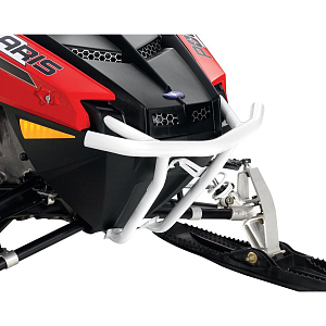 2879727-133 Бампер передний белый усиленный для снегоходов Polaris PRO RMK 2015" 2879727/2879727-458