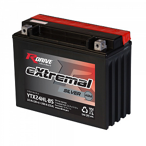 Аккумулятор RDrive eXtremal Silver 12V/22Ah обратная -/+ 205X87X162 mm YTX24HLBS