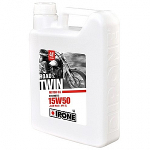 800050 Масло моторное полусинтетическое IPONE ROADTWIN 4T 15W50 4 литра