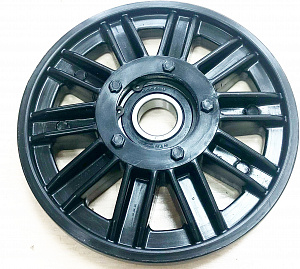 R5630Q-2.001A Ролик каток 143 mm гусеницы черный для снегоходов Polaris RMK/PRO RMK 1590434-070 