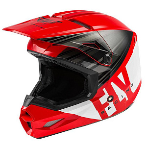 Шлем Fly Racing Kinetic K220 ECE 2020" красный/черный/белый глянец размер XL