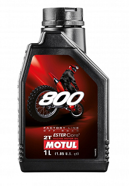 104038 Масло моторное синтетическое для мотоциклов MOTUL FL OFF ROAD 800 2T 1 литр