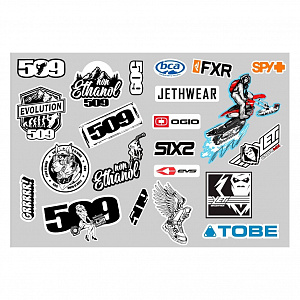 Стикер Наклейка Top Sports 210×297 мм (А4)