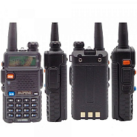 Радиостанция рация черная Baofeng UV-5R 5W - фото товара BoonDocker