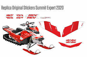 Реплика оригинальных наклеек Summit Expert 2020