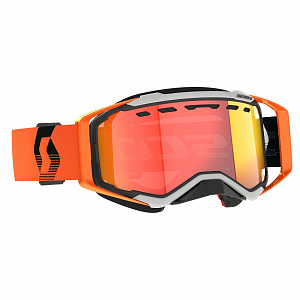 Очки Scott Prospect SnowCross LS серо/оранжевые линза красный хром SC_278603-1294341