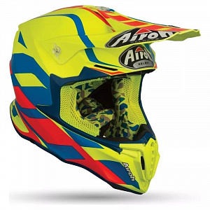 Шлем Airoh Twist Great Azure Blue Yellow Matt 57-1930
