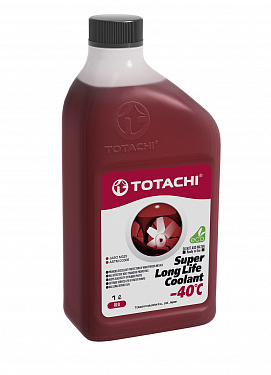 Антифриз TOTACHI SUPER LONG LIFE COOLANT красный -40°C 1 литр