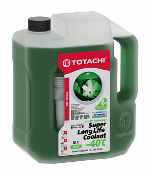 Антифриз TOTACHI SUPER LONG LIFE COOLANT зеленый -40°C 2 литра