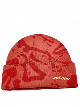 4488070036 Шапка Ski-Doo Unisex Landing Beanie Pink-Rose