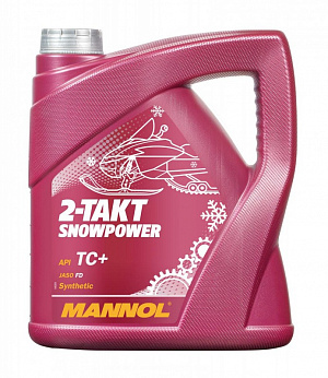 1431 Масло моторное синтетическое Mannol SNOWPOWER 2Т 4 литра