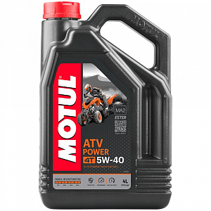 105898 Масло моторное синтетическое для квадроциклов MOTUL ATV POWER 4T 5W40 4 литра