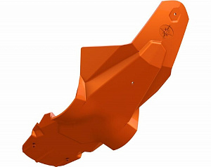 2880384-647 Защита днища EXTREME оранжевая для снегоходов Polaris AXYS 2880384-647