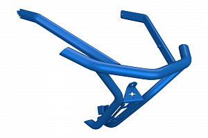 2880206-619 Бампер передний синий для снегоходов Polaris AXYS PRO RMK 2880206-619
