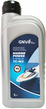 Масло моторное GNV Marine 2T 1 литр GMP2TCW3 