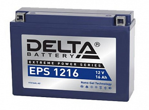 Аккумулятор Delta EPS 1216 12V/16Ah обратная -/+ 205X70X162 mm YTX16AL-A2/EPS 1216