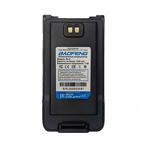 Аккумулятор для раций BaoFeng UV-XR, UV-9R Plus, UV-9R Pro с USB Type-C и креплением защелка
