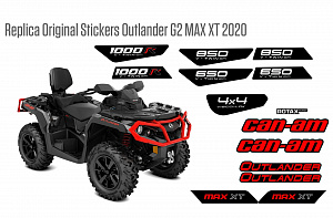 Реплика оригинальных наклеек Outlander G2 XT 2020
