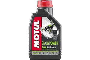 113243 Масло моторное полусинтетическое для снегоходов MOTUL SNOW POWER 2T 1 литр 105887/105888/112748 