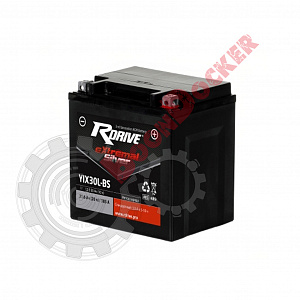 Аккумулятор RDrive eXtremal Silver 12V/31,6Ah обратная -/+ 165X126X174 mm YIX30LBS-PW/YIX30L
