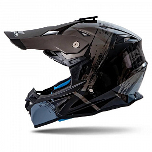 Шлем VEGA V-FLO (216), черный с графикой, размер XXL