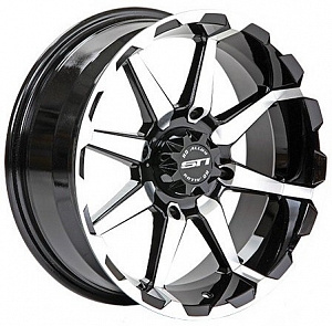 Диск литой STI HD6 Alloy Silver Black R14x7 / 4x137 Can-Am/Bombardier