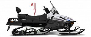 Чехол ремонтный комплект перетяжки водительского сиденья Yamaha Viking Professional VK10