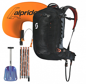 Рюкзак лавинный Scott Backcountry Guide AP 30 черно/оранжевый 30 литров SC_272629-5227815
