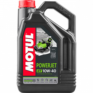 105874 Масло моторное полусинтетическое для гидроциклов MOTUL POWERJET 4T 10W40 4 литра