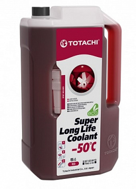 Антифриз TOTACHI SUPER LONG LIFE COOLANT красный -50°C 5 литров