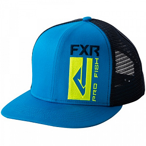 Бейсболка кепка FXR Hook'd Hat Blue/Hi Vis 201916-4065