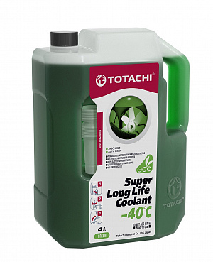Антифриз TOTACHI SUPER LONG LIFE COOLANT зеленый -40°C 4 литра